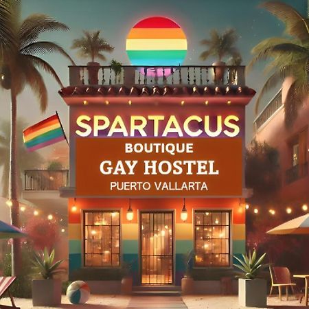 Spartacus Hostel Boutique For Men Puerto Vallarta Luaran gambar