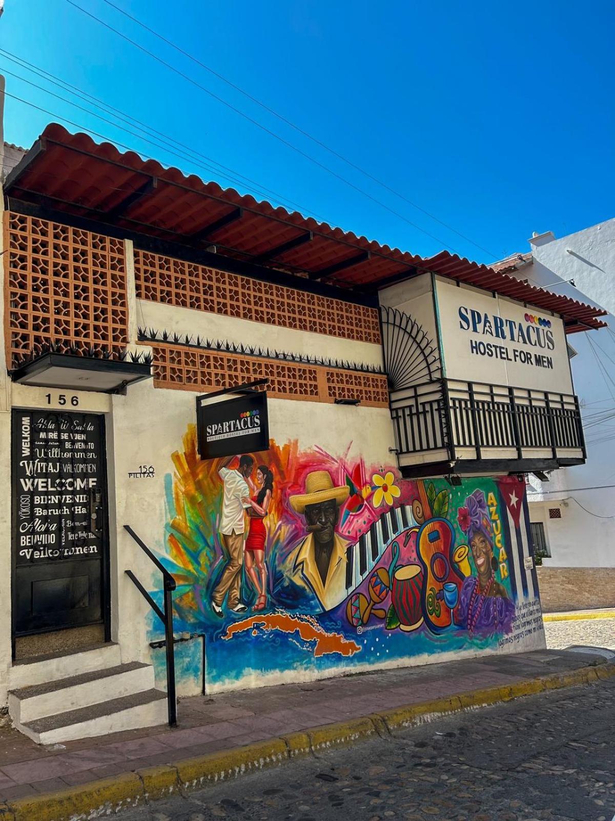 Spartacus Hostel Boutique For Men Puerto Vallarta Luaran gambar